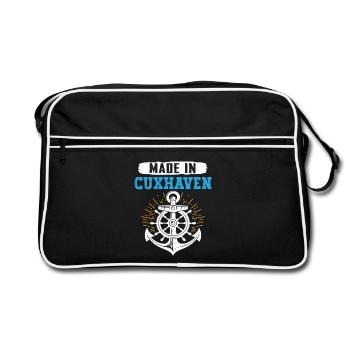 Cuxhaven MADE IN CUXHAVEN Fun - Retro Bag - black/white - Front