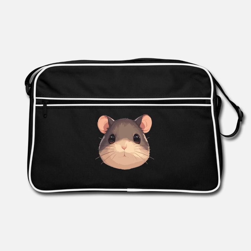 Ratten Ratte Retro Tasche