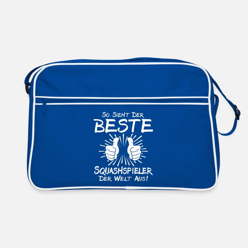 Bester Squashspieler Retro Tasche