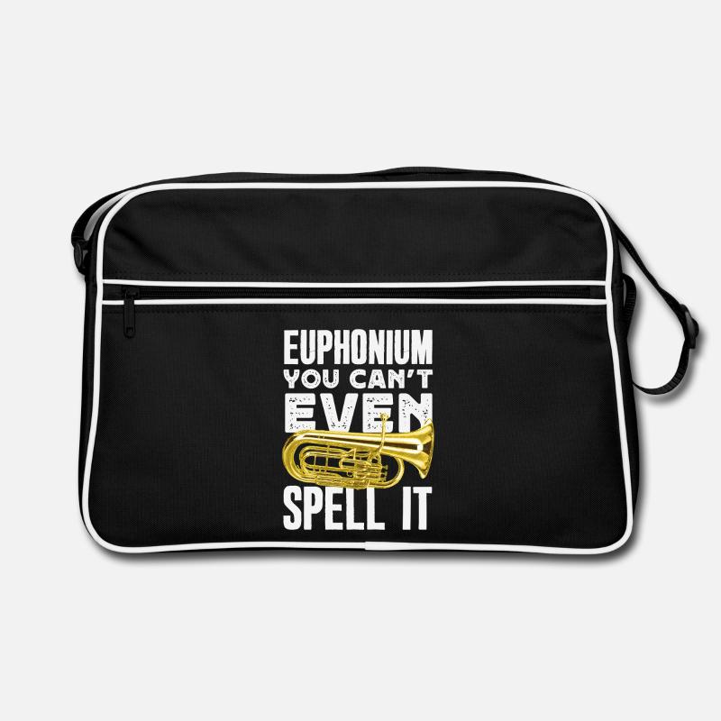 Vintage Euphonium Spieler Retro Tasche