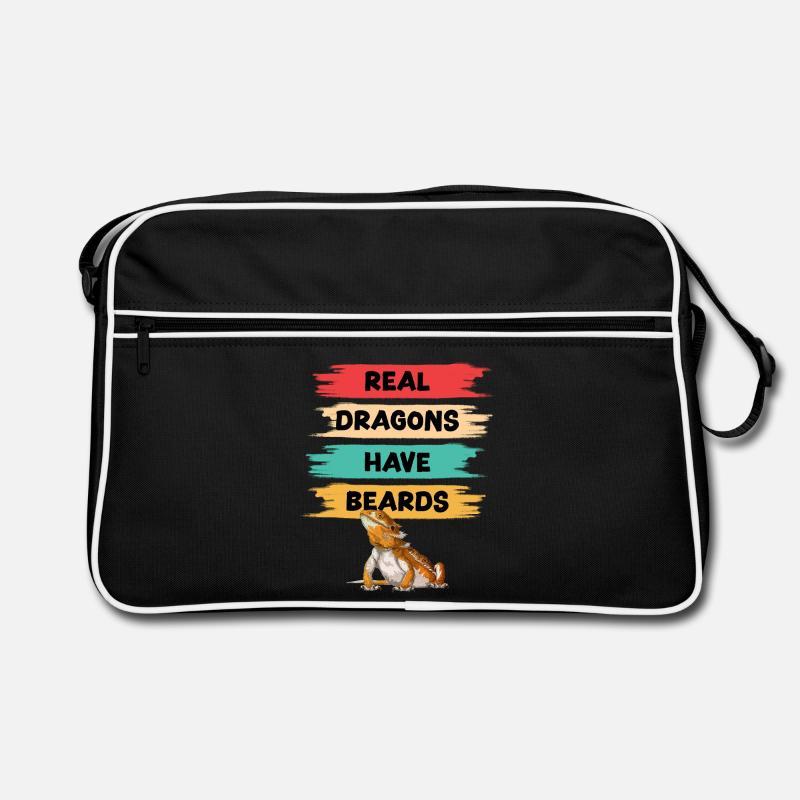 Les vrais dragons ont une barbe Sac Retro
