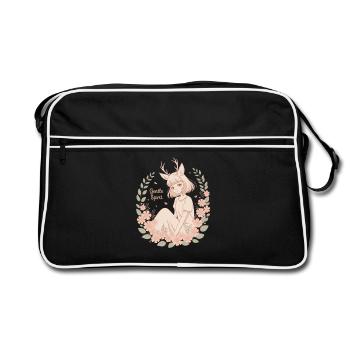 Gentle Spirit Tendre Anime Faon Girl - Sac Retro - noir/blanc - Devant