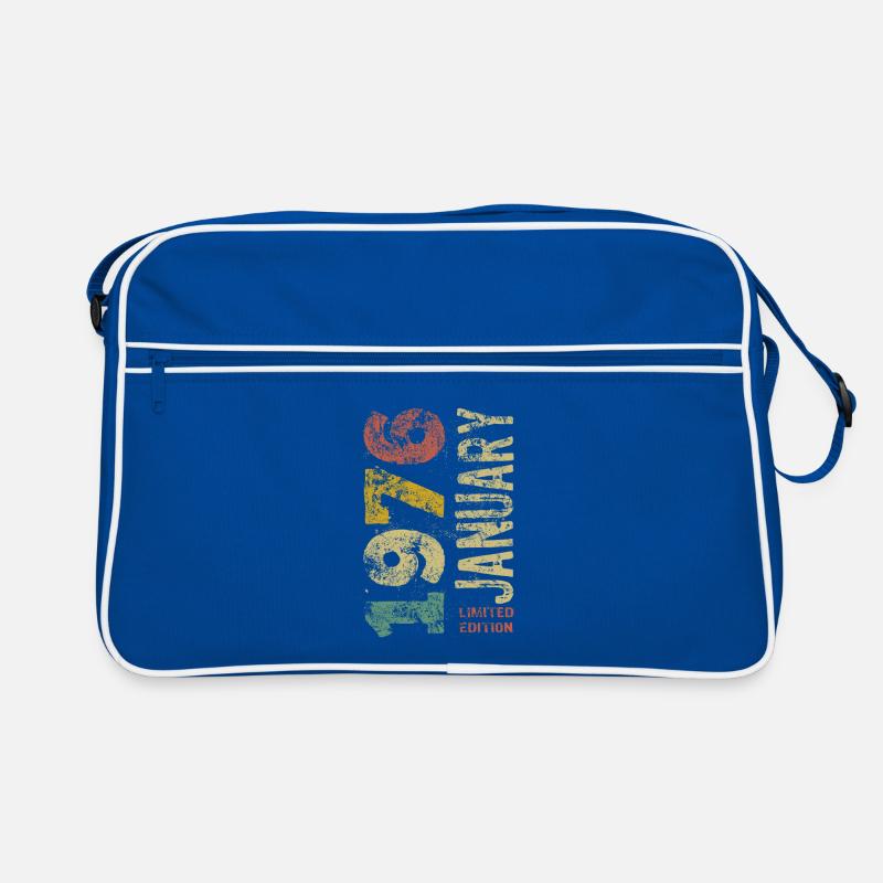 Édition limitée cadeau d’anniversaire de janvier 1976 Sac Retro