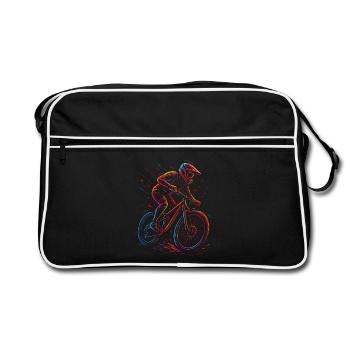 VTT Descente Freeride - Sac Retro - noir/blanc - Devant