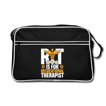  Therapeutic Recreation Recreational Therapist - Retro Bag - black/white - Front