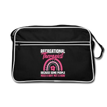 Rec Therapy Must Haves RT Month Freizeit - Retro Tasche - Schwarz/Weiß - Vorne