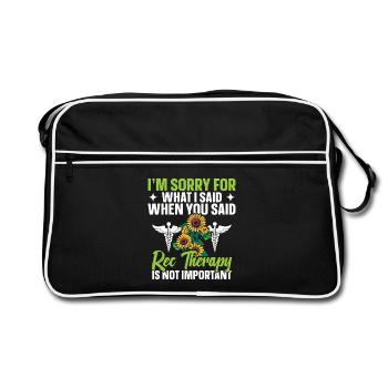  Recreational Therapy Therapeutic RC Recreational - Retro Bag - black/white - Front