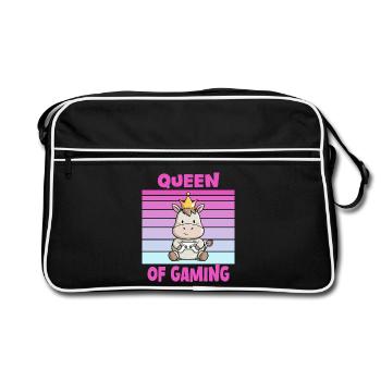 Manette Game Queen - Sac Retro - noir/blanc - Devant