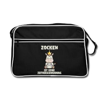 Gamble Gamble Gamble - Retro Bag - black/white - Front