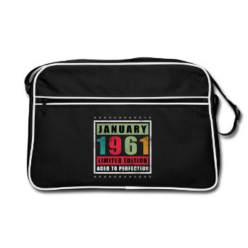 65e anniversaire Original janvier 1961 - Sac Retro - noir/blanc - Devant