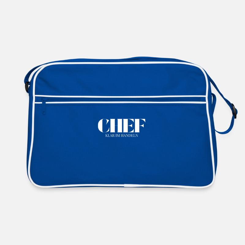 Chef Spruch Klar Im Handeln Retro Tasche