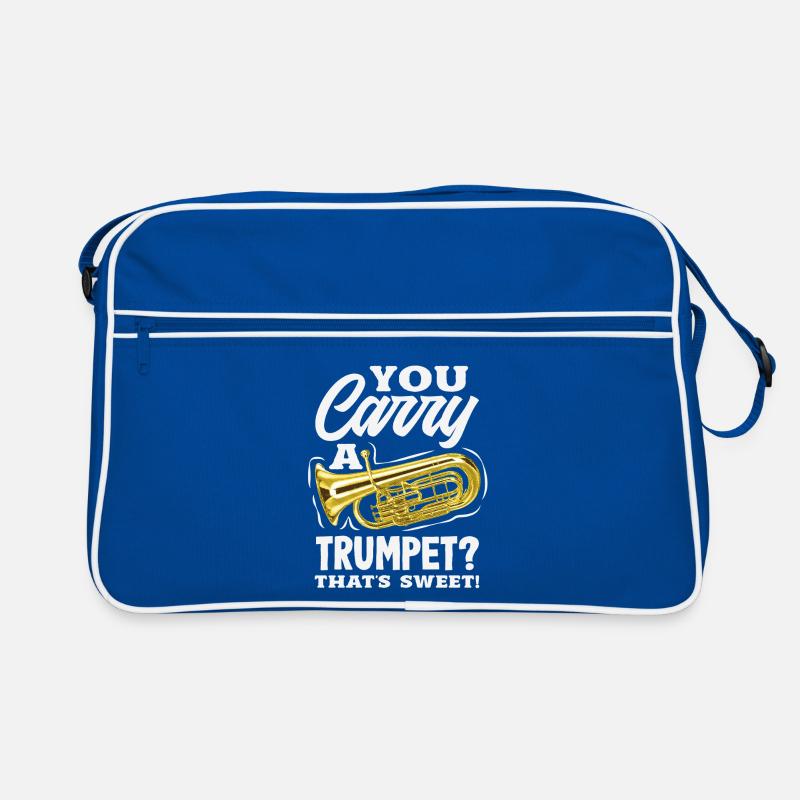Vintage Euphonium Player Retro Bag