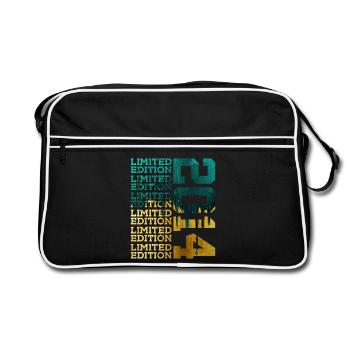 ÉDITION LIMITÉE 2014 12 ANS 12E ANNIVERSAIRE - Sac Retro - noir/blanc - Devant