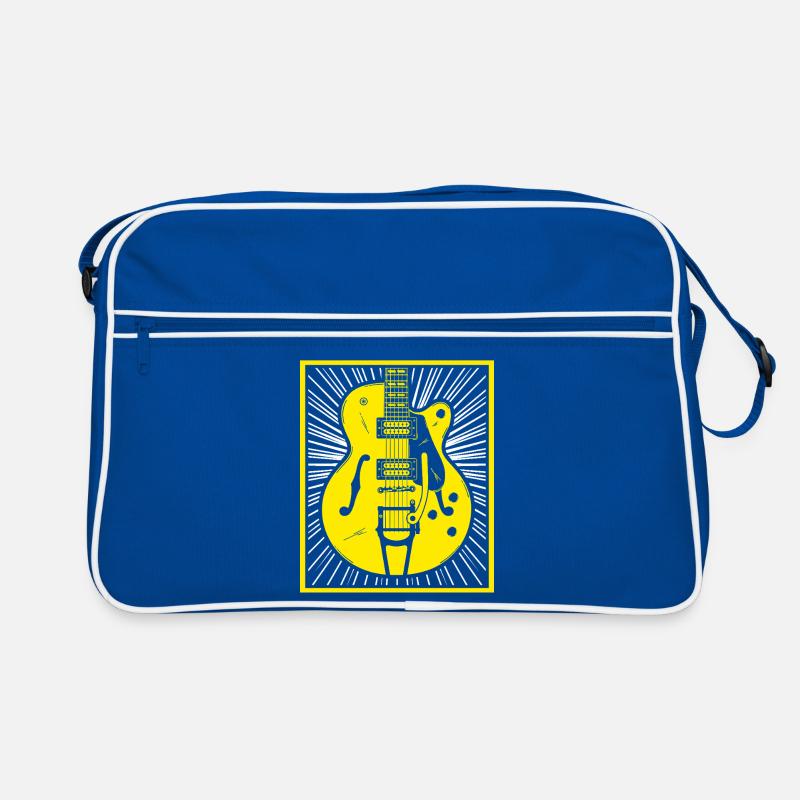 Retro Guitar Silhouette Retro Bag