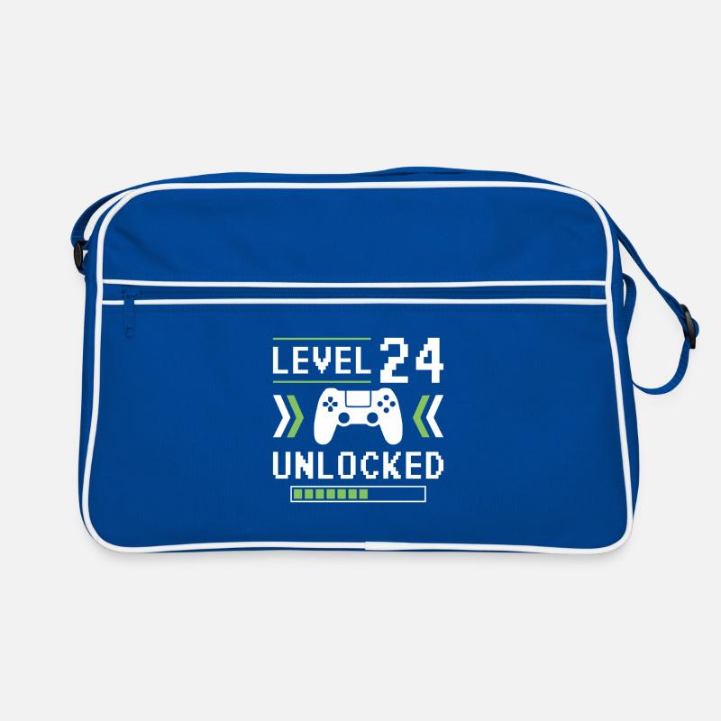 24th Birthday Level 24 unlocked Retro Bag