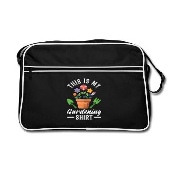 Plant Lover Succulent This is - Retro Bag - black/white - Front