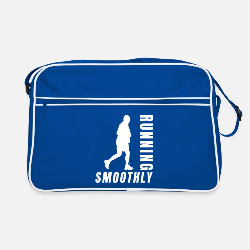 Marathon Runner Running Smoothly Running Retro Tasche