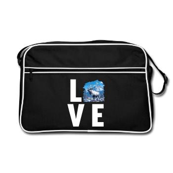 Renne Renne - Sac Retro - noir/blanc - Devant