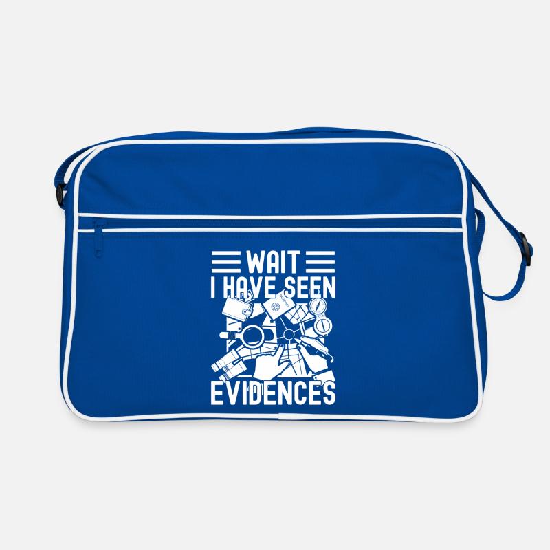 Forensic Analyst Have Seen Evidences Squad Crime Retro Tasche