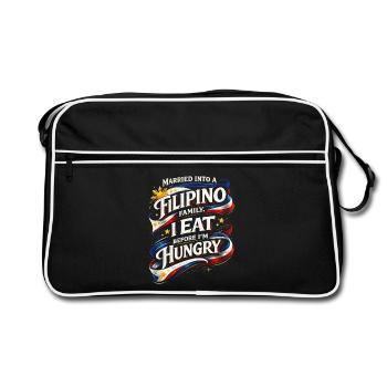 Philippines Philippine Filipino Family - Retro Bag - black/white - Front