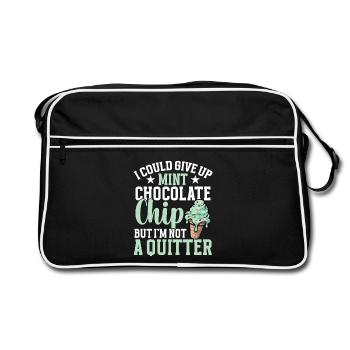 Mint Chocolate Chip Scoop Cream Flavor Mint - Retro Bag - black/white - Front