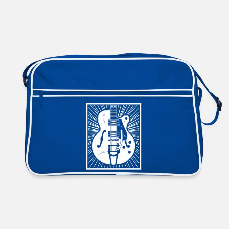 Retro Guitar Silhouette Retro Bag