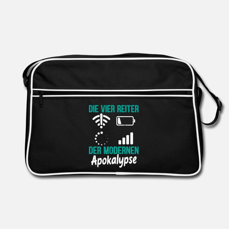 Nerd DIE VIER MODERNEN REITER DER APOKALYPSE Retro Tasche