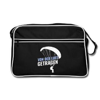 Parapente PORTÉ PAR L’AIR Plaisir - Sac Retro - noir/blanc - Devant