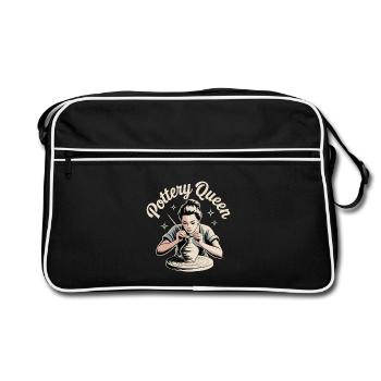 Poterie céramique Humour créatif de boue - Sac Retro - noir/blanc - Devant