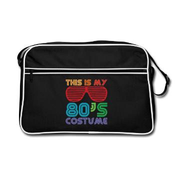 This is my 80's 80's Costume Costume - Retro Bag - black/white - Front