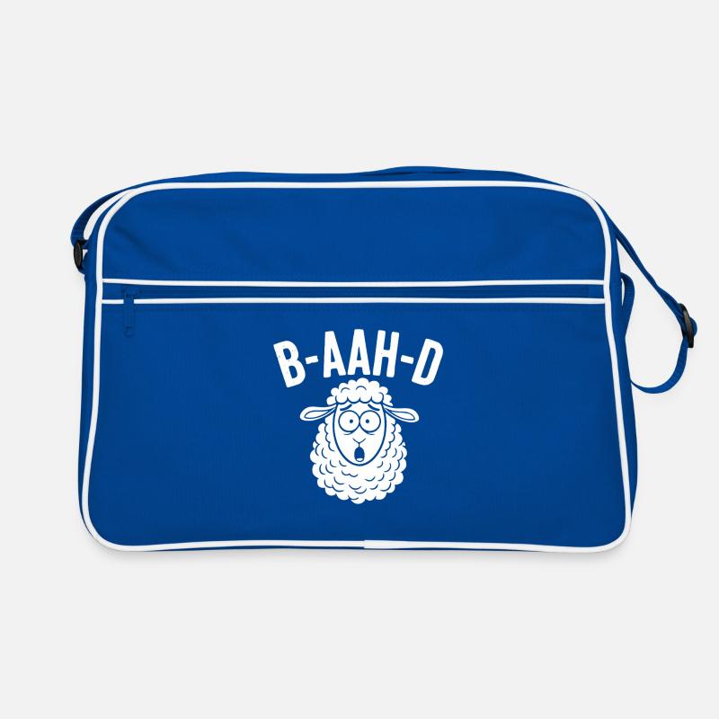 Sheep Pun Humor Retro Bag