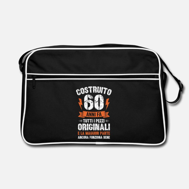 60 Anni fa compleanno retrò divertente Retro Bag