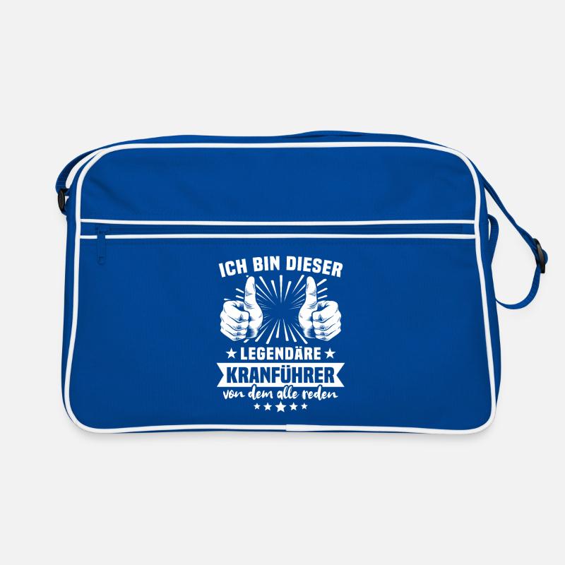 Crane operator legend Retro Bag