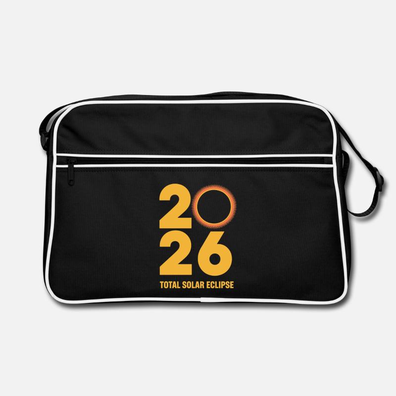 2026 Total Solar Eclipse Path Retro Retro Bag