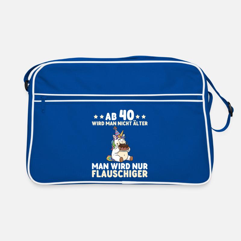 Licorne pour les 40 ans – On devient encore plus duveteux Sac Retro