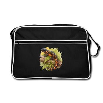 Fire Salamander Salamander - Retro Bag - black/white - Front