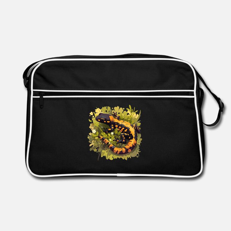 Feuersalamander Salamander Retro Tasche