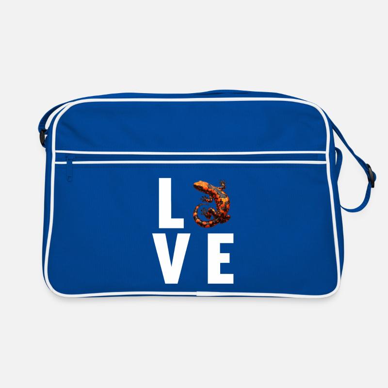 Feuersalamander Salamander Retro Tasche