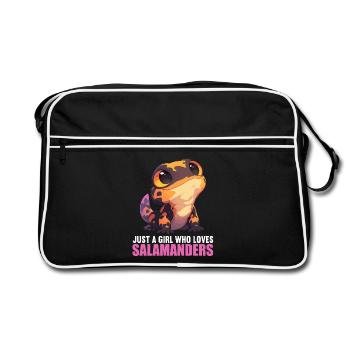 Fire Salamander Salamander - Retro Bag - black/white - Front