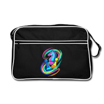 Chess - Retro Bag - black/white - Front