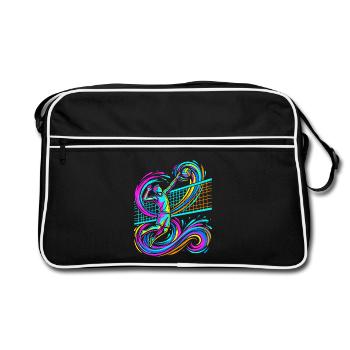 Volley-ball - Sac Retro - noir/blanc - Devant
