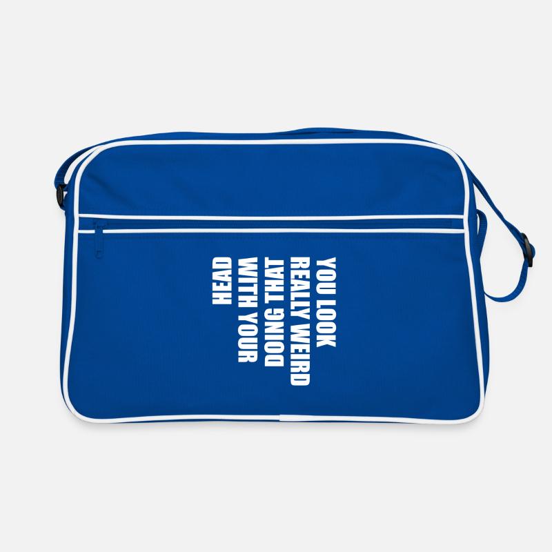 Plain Text Typo Statement Retro Bag
