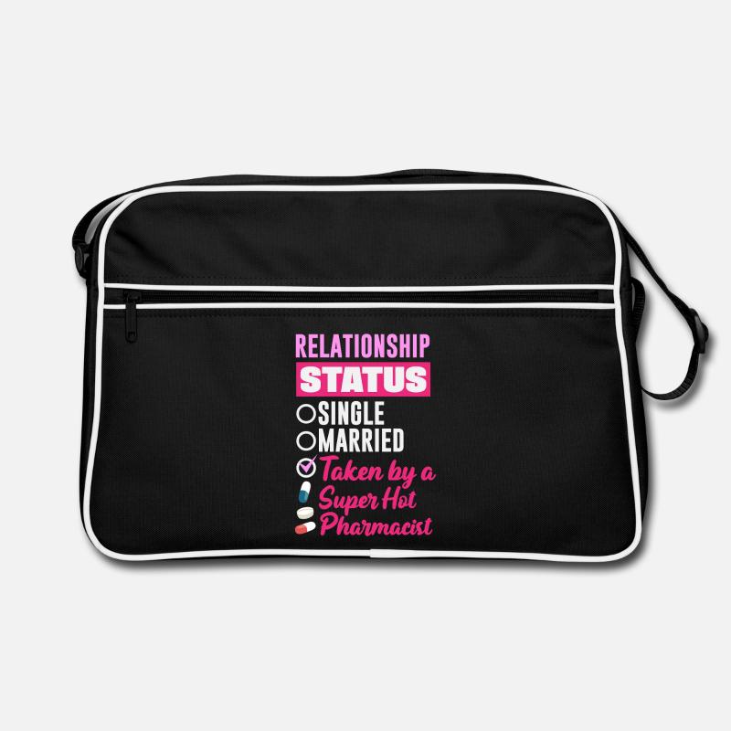 Relationship Status Pharmacist Pharmacy Technician Retro Bag
