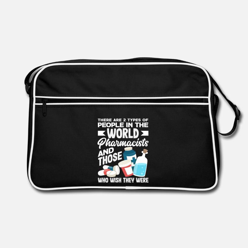 Stolzer Apotheker Pharmazietechniker Retro Tasche