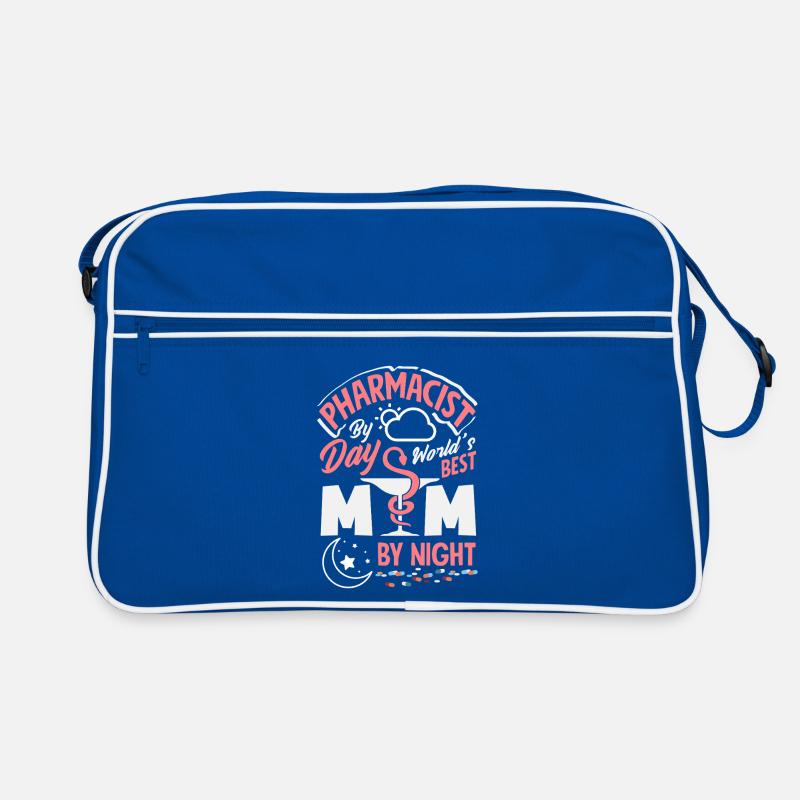 Pharmazeutin Bei Tag Mutter Bei Nacht Mutter Retro Tasche