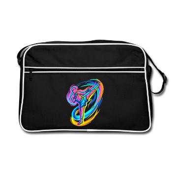 Kickboxer - Retro Bag - black/white - Front