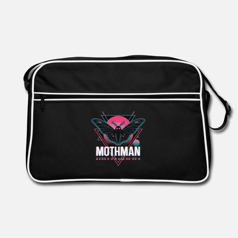Mothman Retro Synthwave Cryptid Urban Legend 80s Retro Bag