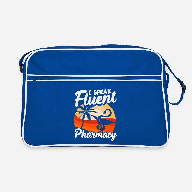 Pharmacists Speak Fluently Pharmacy Technician Retro Bag