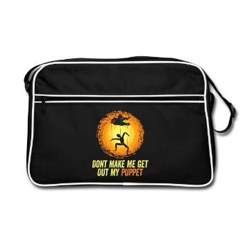 Maître marionnettiste Pun Tee - Sac Retro - noir/blanc - Devant