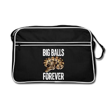 King Python Snakes Lover Terrarium Python - Retro Bag - black/white - Front